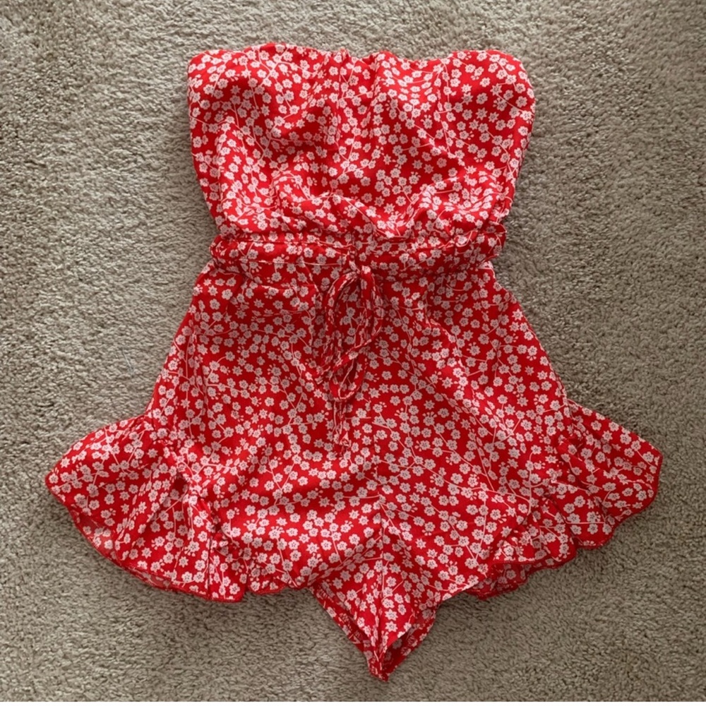 Princess polly red romper